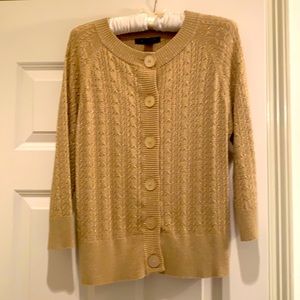 Gold Shimmer Cardigan